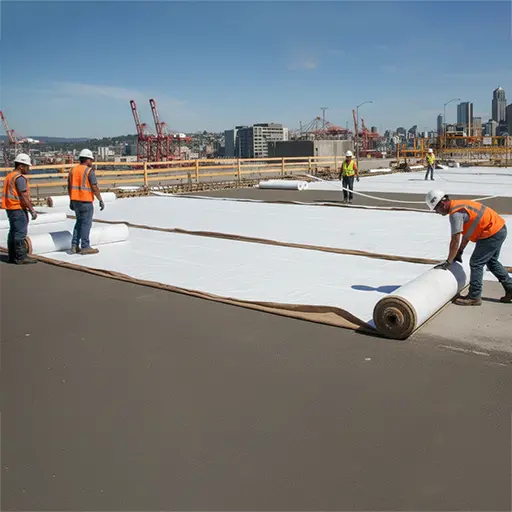 Poly Burlap Curing Blanket