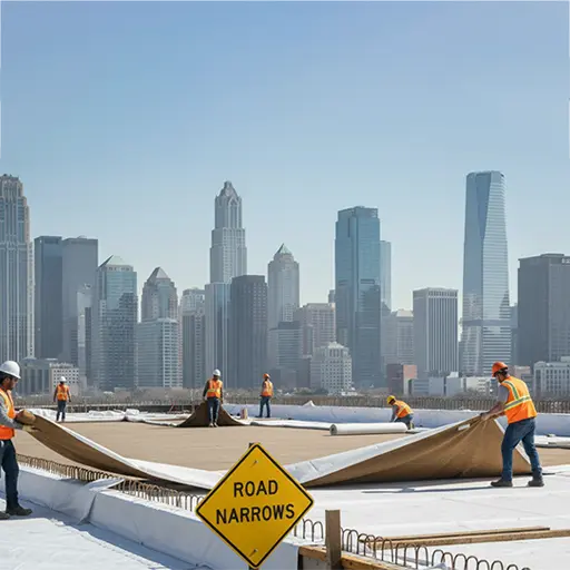 Poly Burlap Curing Blanket